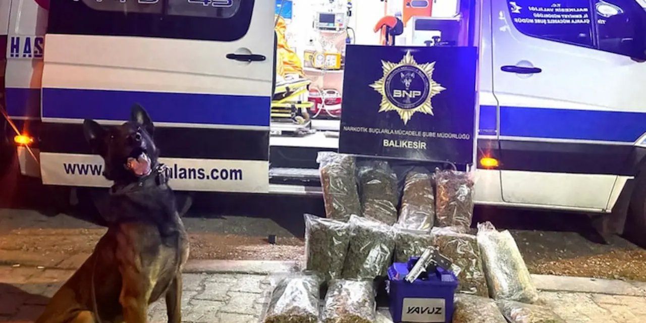 Balıkesir'de Şok Edici Suç: Ambulansla Kilolarca Uyuşturucu Sevkiyatı!