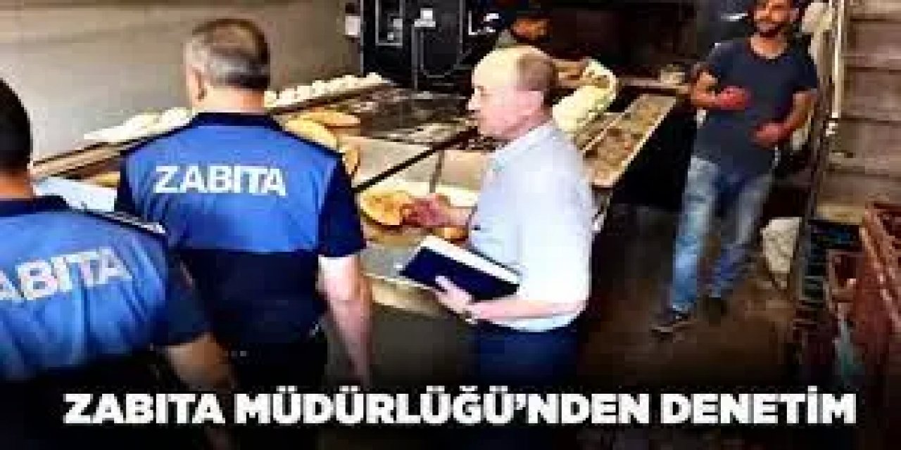 Yeme-İçme Mekanlarına Sıkı Denetim!