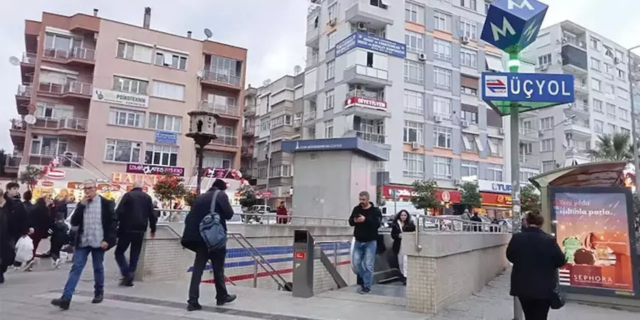İzmir Üçyol Metro İstasyonu'nda Yürüyen Merdiven Kazası: 5 Yaralı