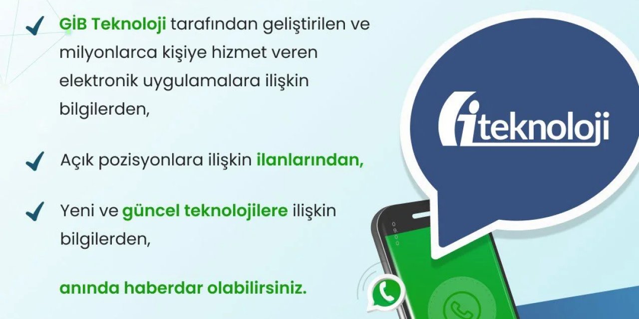GİB Teknoloji'nin WhatsApp Kanalı Artık Yayında!