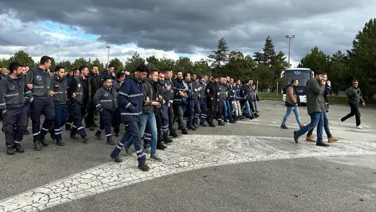 Türkiye'nin Gözbebeği Savunma Sanayi İşçileri Ankara'da Seslerini Duyuruyor