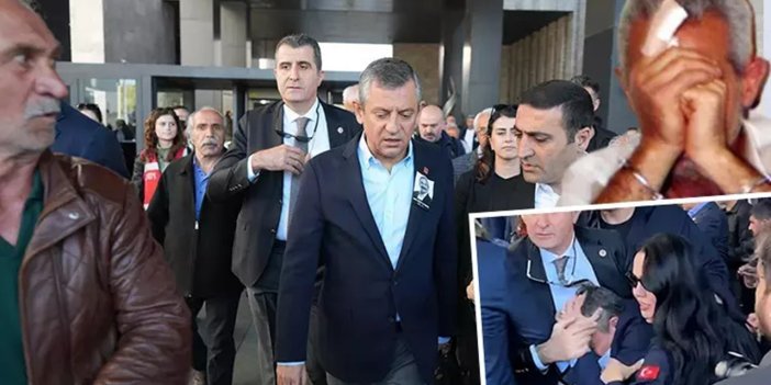 AKM çıkışında şok: Özgür Özel’e Yumruklu saldırı