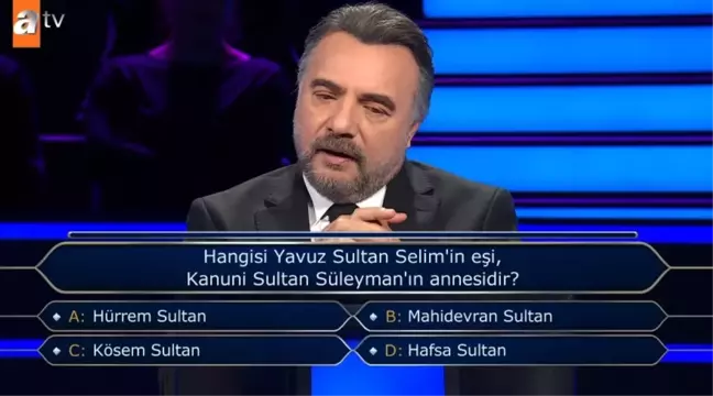 (Kim Milyoner Olmak İster) Kanuni Sultan Süleyman'ın annesi kim, adı ne?