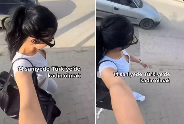 Bir kadının sokakta yürürken yaşadığı tacizi "Türkiye'de kadın olmak" notuyla paylaşması sosyal medyayı ayağa kaldırdı!