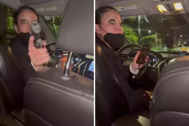 Uber Sürücüsünden Akılalmaz Tepki: “Çılgın Gözlerin Var” Diyen Yolcuya Silah Çekti, Ortalık Korku Tüneline Döndü!