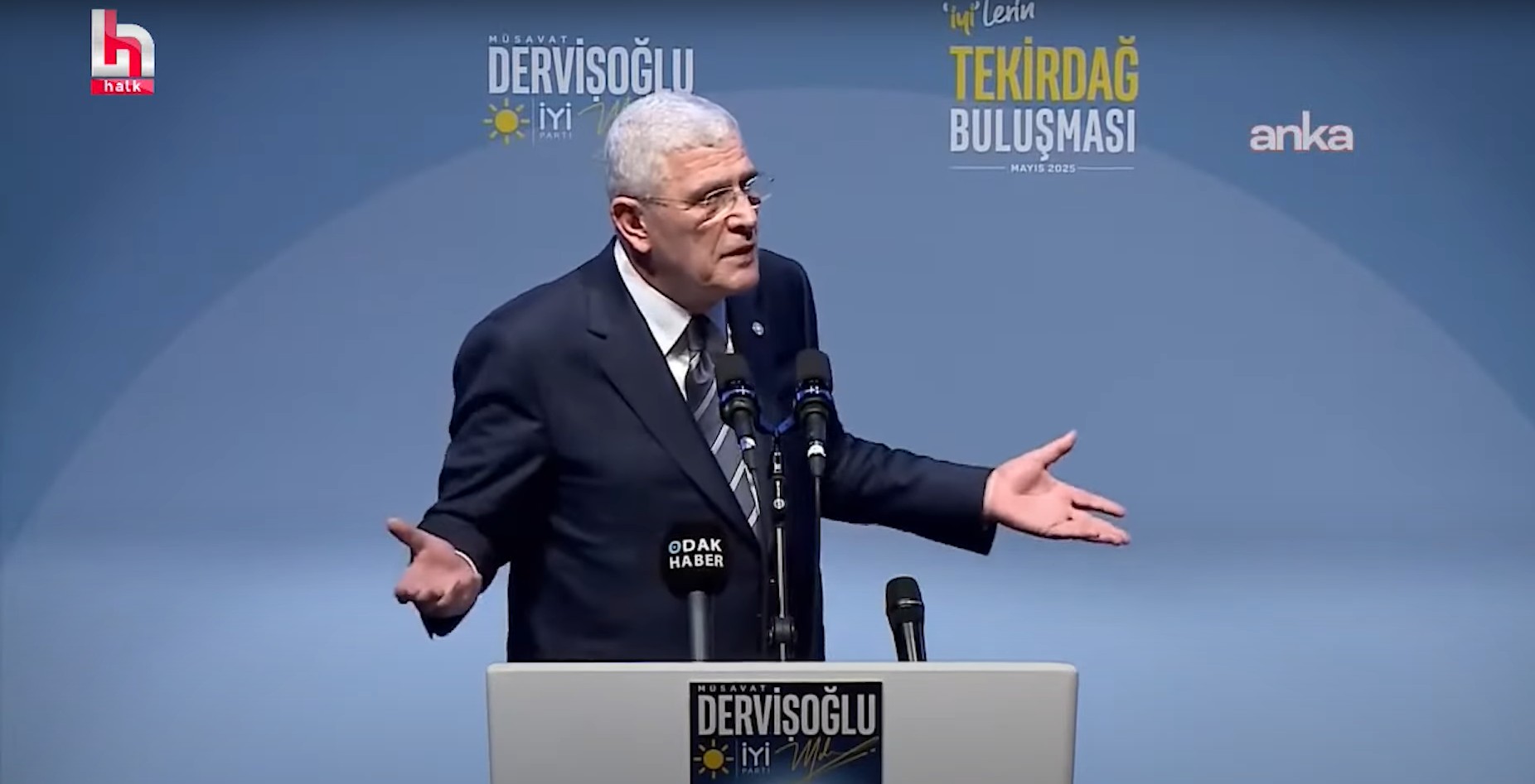 İYİ Parti Lideri Müsavat Dervişoğlu'ndan Hükümete Kritik 'Silah Bırakma' ve 'Terör Komisyonu' Çıkışı