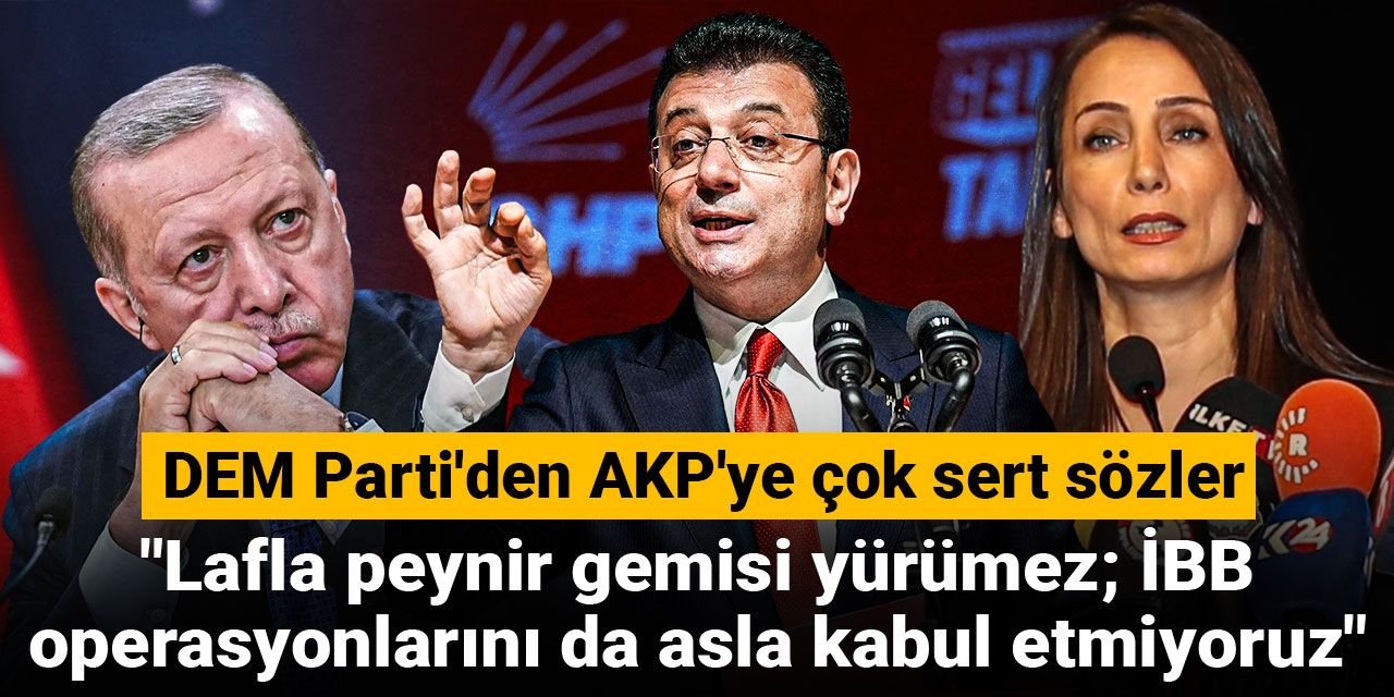İBB Operasyonlarını Kabul Etmiyoruz, Zaman İcraat Zamanıdır!