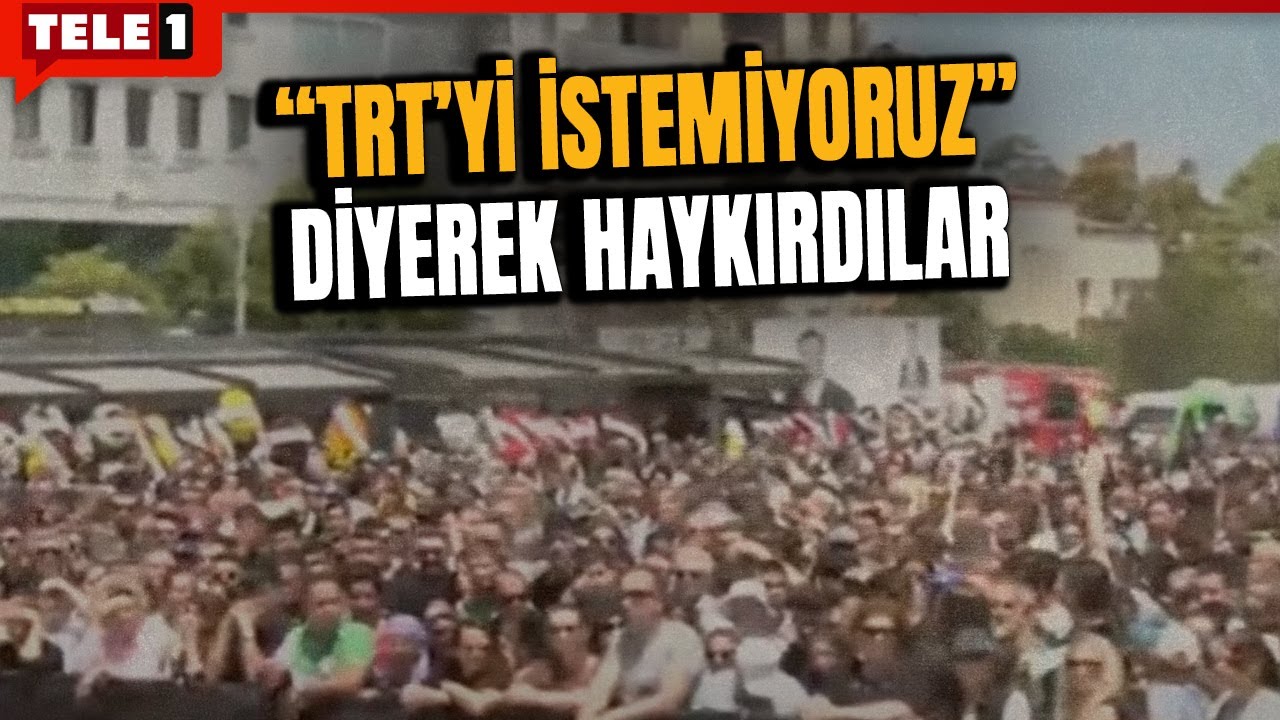 Gözyaşları Arasında TRT'ye Şok Protesto!