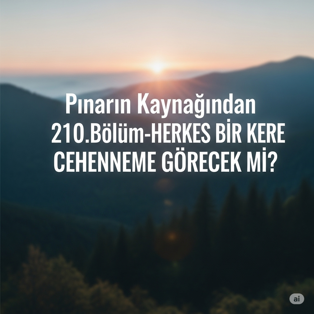 İkra'nın Gerçek Anlamı ve Cehenneme Herkes Girecek Mi Sorusunun Şok Edici Yanıtı!