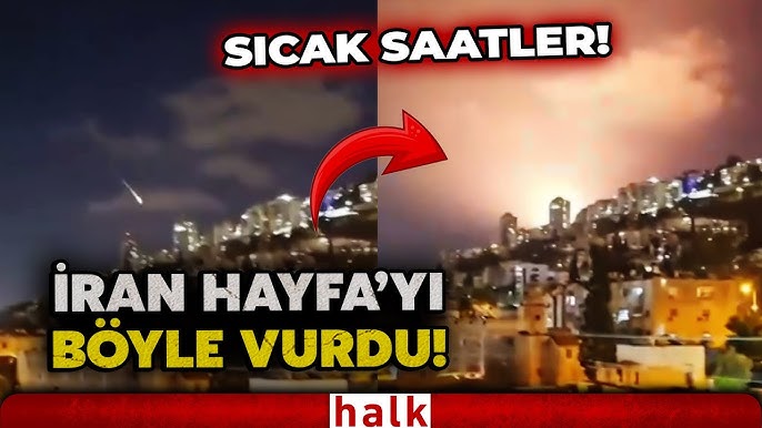 İsrail'in Kalbine Füze Yağmuru: Ben Gurion Havalimanı Vuruldu, Hayfa Alevler İçinde!