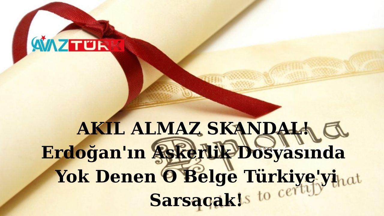 AKIL ALMAZ SKANDAL! Erdoğan'ın Askerlik Dosyasında Yok Denen O Belge Türkiye'yi Sarsacak!
