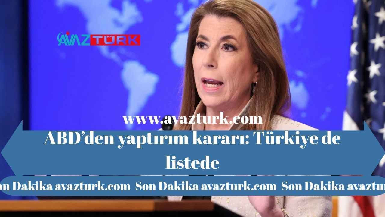 ABD'den Türkiye'ye Şok Yaptırım