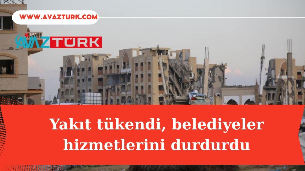 Yakıt tükendi, belediyeler hizmetlerini durdurdu