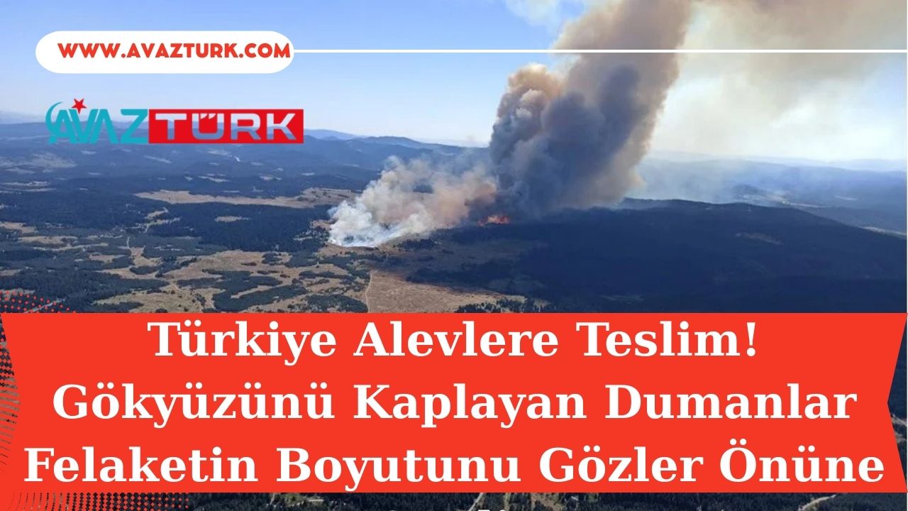 Türkiye Alevlere Teslim! Gökyüzünü Kaplayan Dumanlar Felaketin Boyutunu Gözler Önüne Serdi!