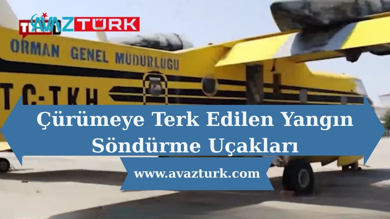 Çürümeye Terk Edilen Yangın Söndürme Uçaklar