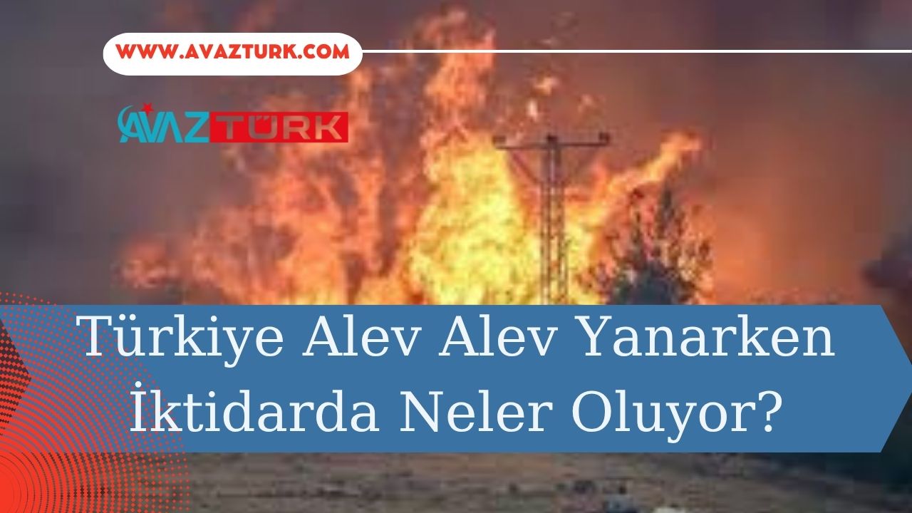 Türkiye Alev Alev Yanarken İktidarda Neler Oluyor?
