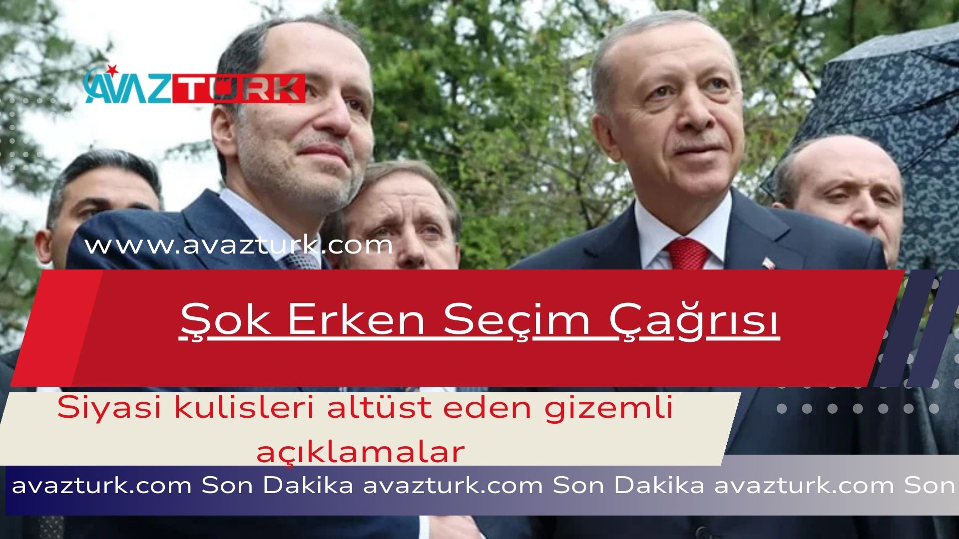 Şok Erken Seçim Çağrısı