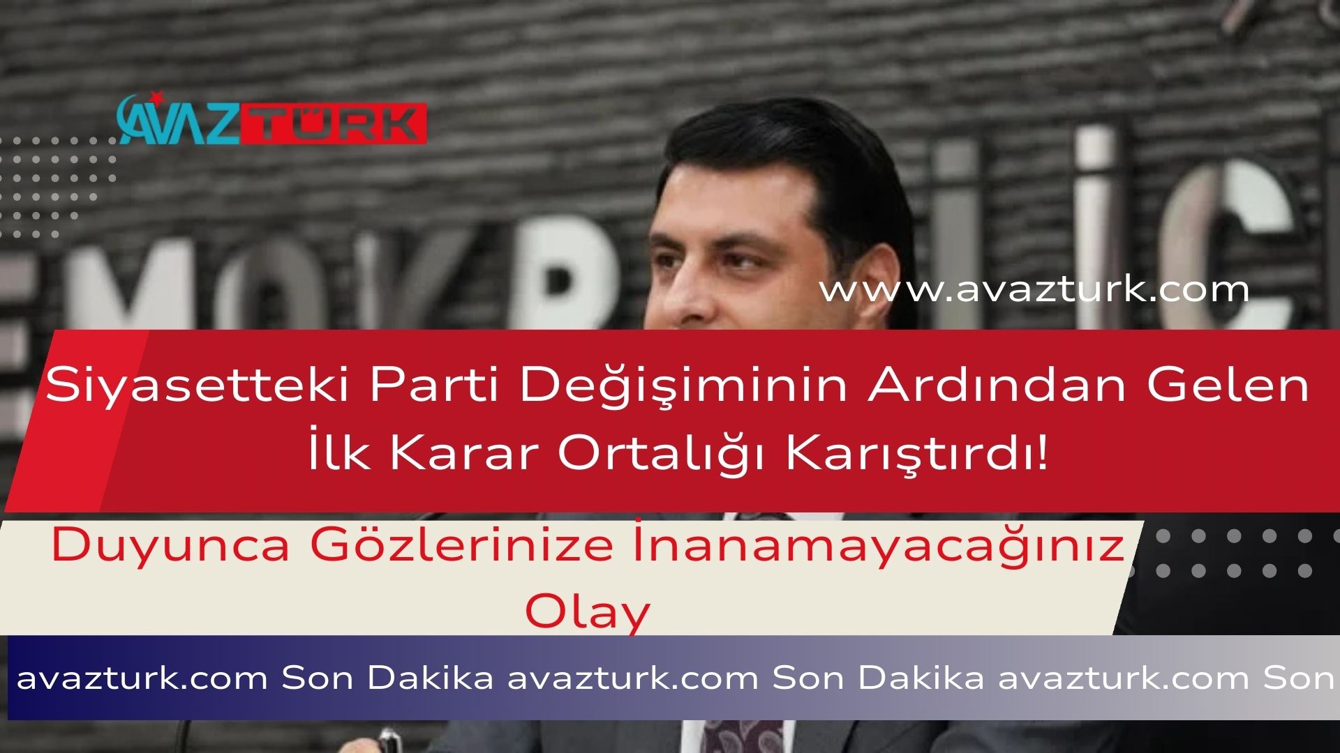 Siyasetteki Parti Değişiminin Ardından Gelen İlk Karar Ortalığı Karıştırdı!