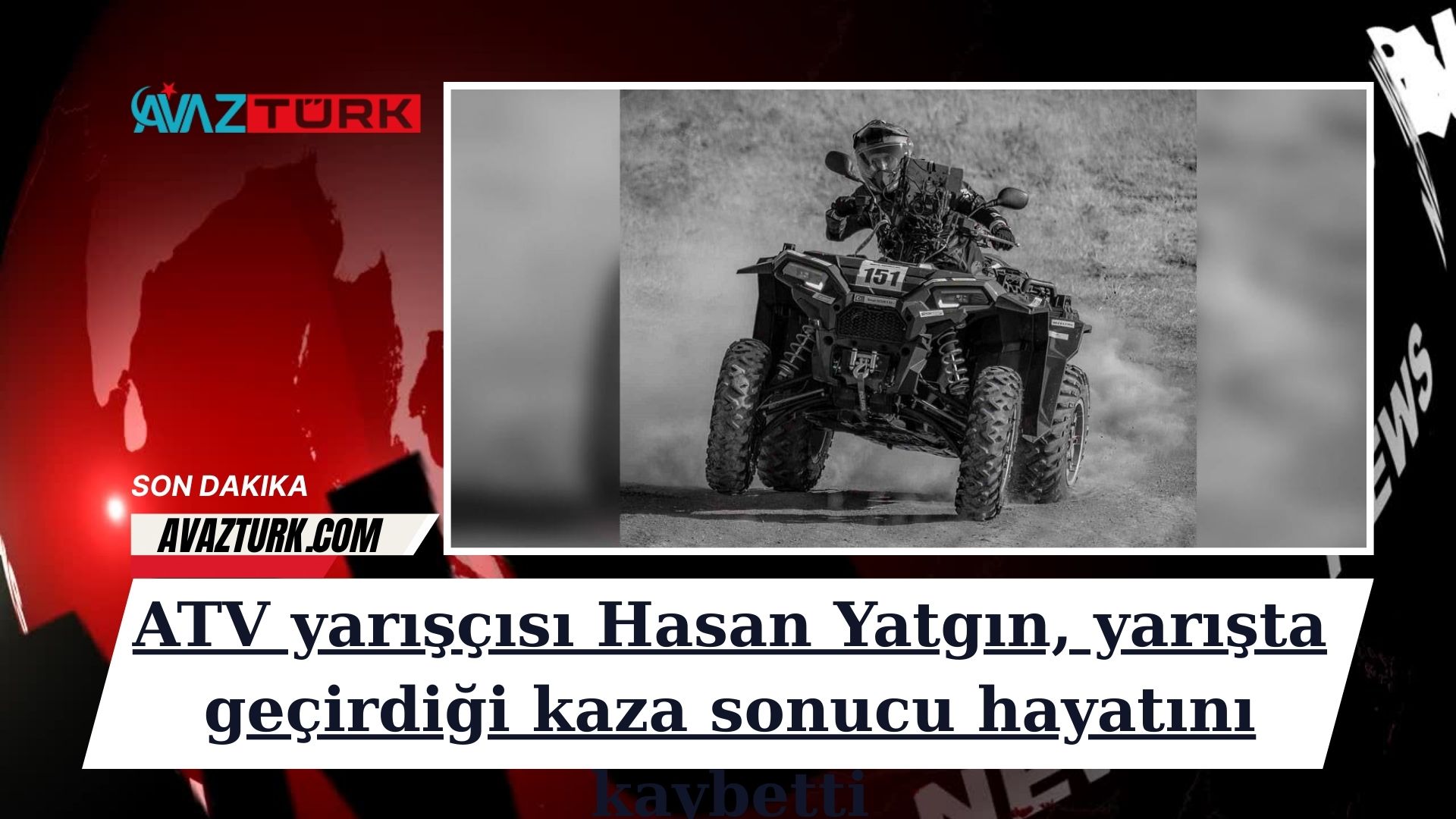 ATV yarışında büyük kaza!