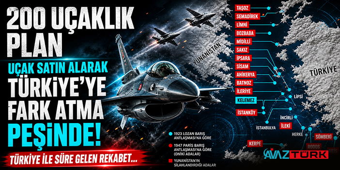 Ege’de Yeni Hesaplar! Yunanistan'ın Sinsi 200 Uçaklık Planı!