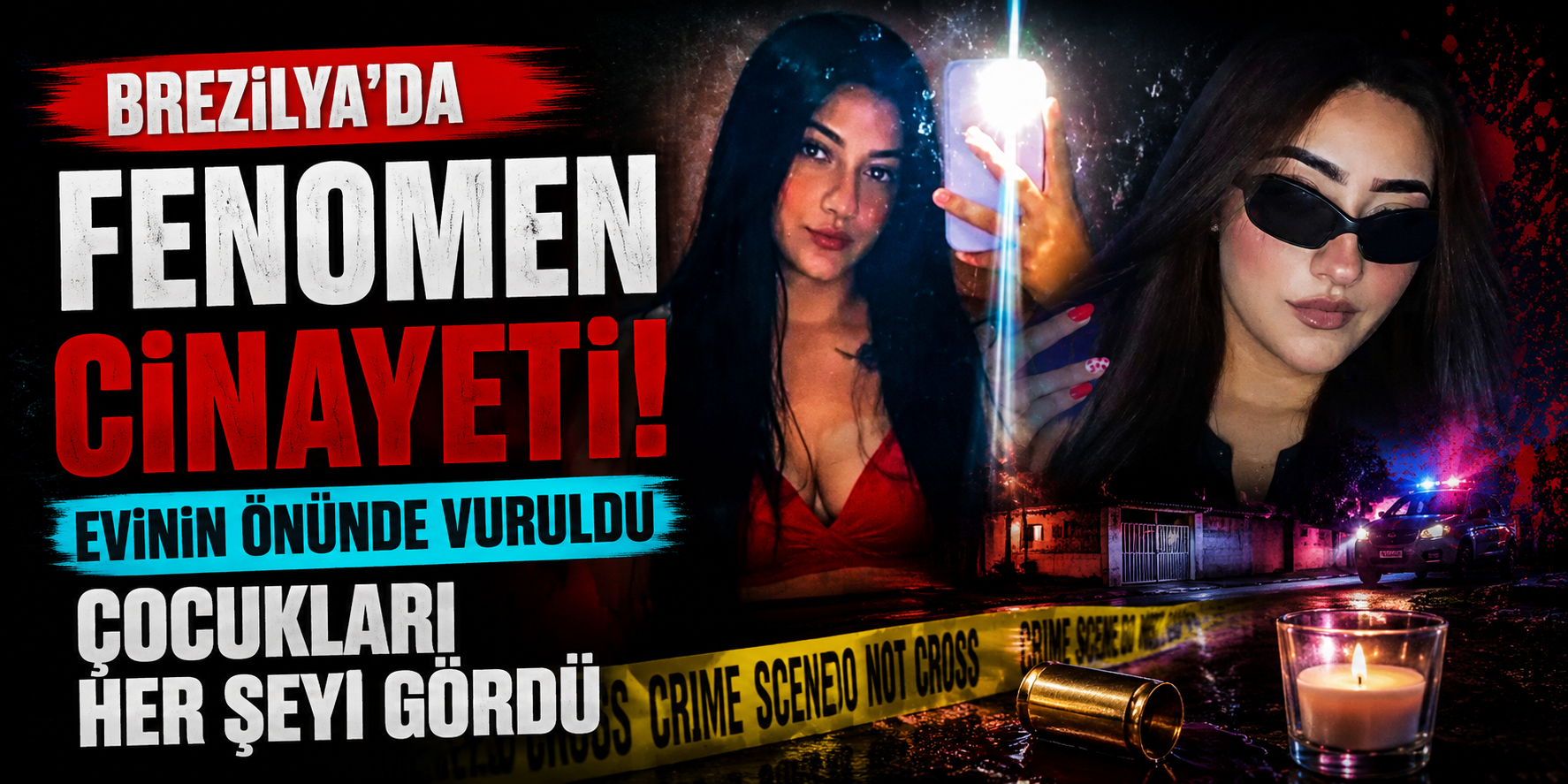 Brezilya’da Fenomen Cinayeti! Pamela Guimaraes Evinin Önünde Vuruldu