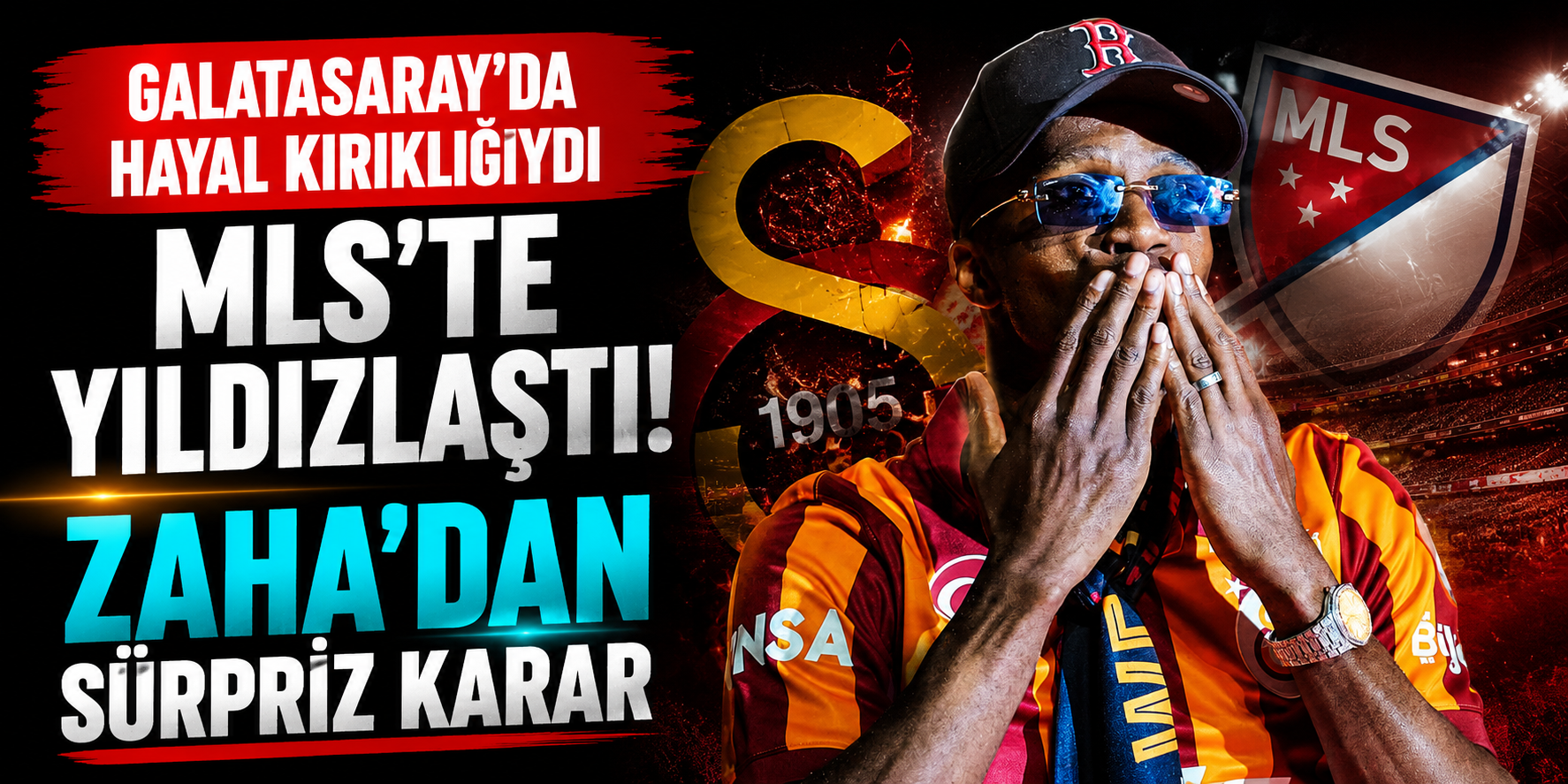 Galatasaray’da Hayal Kırıklığıydı, MLS’te Yıldızlaştı! Zaha’dan Sürpriz Karar