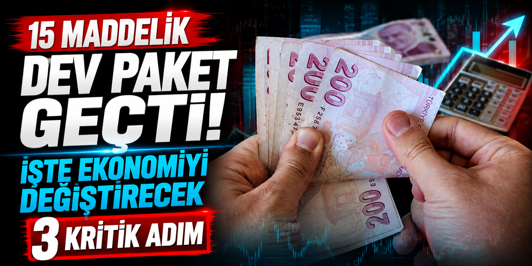 15 Maddelik Dev Paket Geçti! İşte Ekonomiyi Değiştirecek 3 Kritik Adım