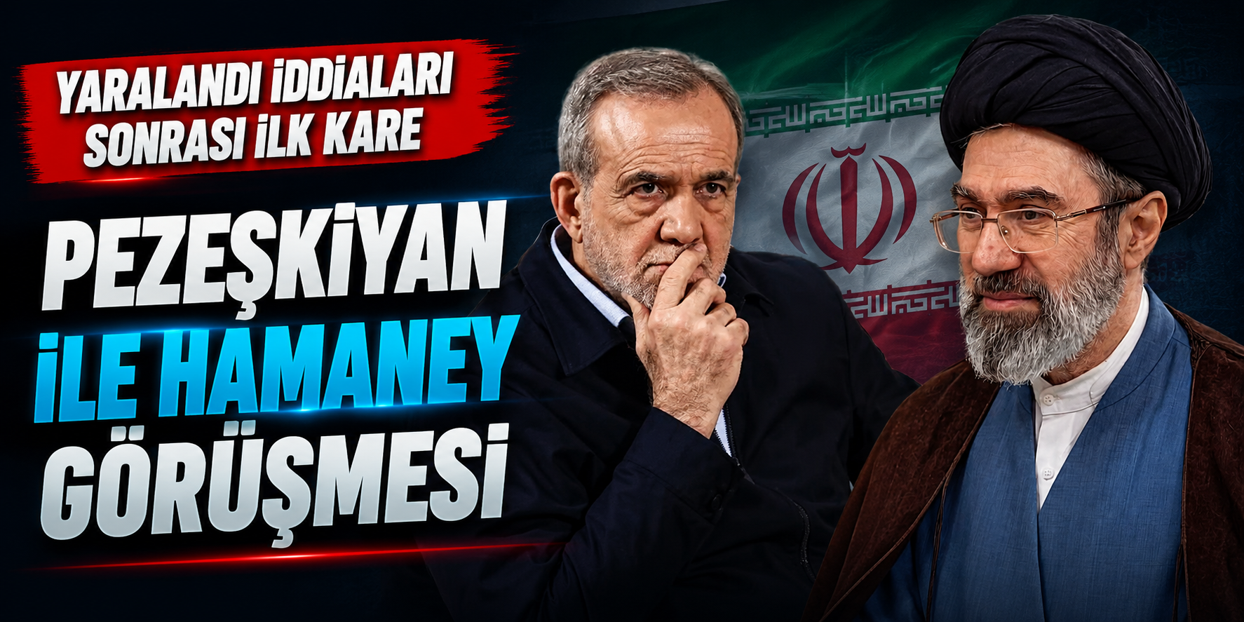 Yaralandı İddiaları Sonrası İlk Kare: Pezeşkiyan ile Hamaney Görüşmesi