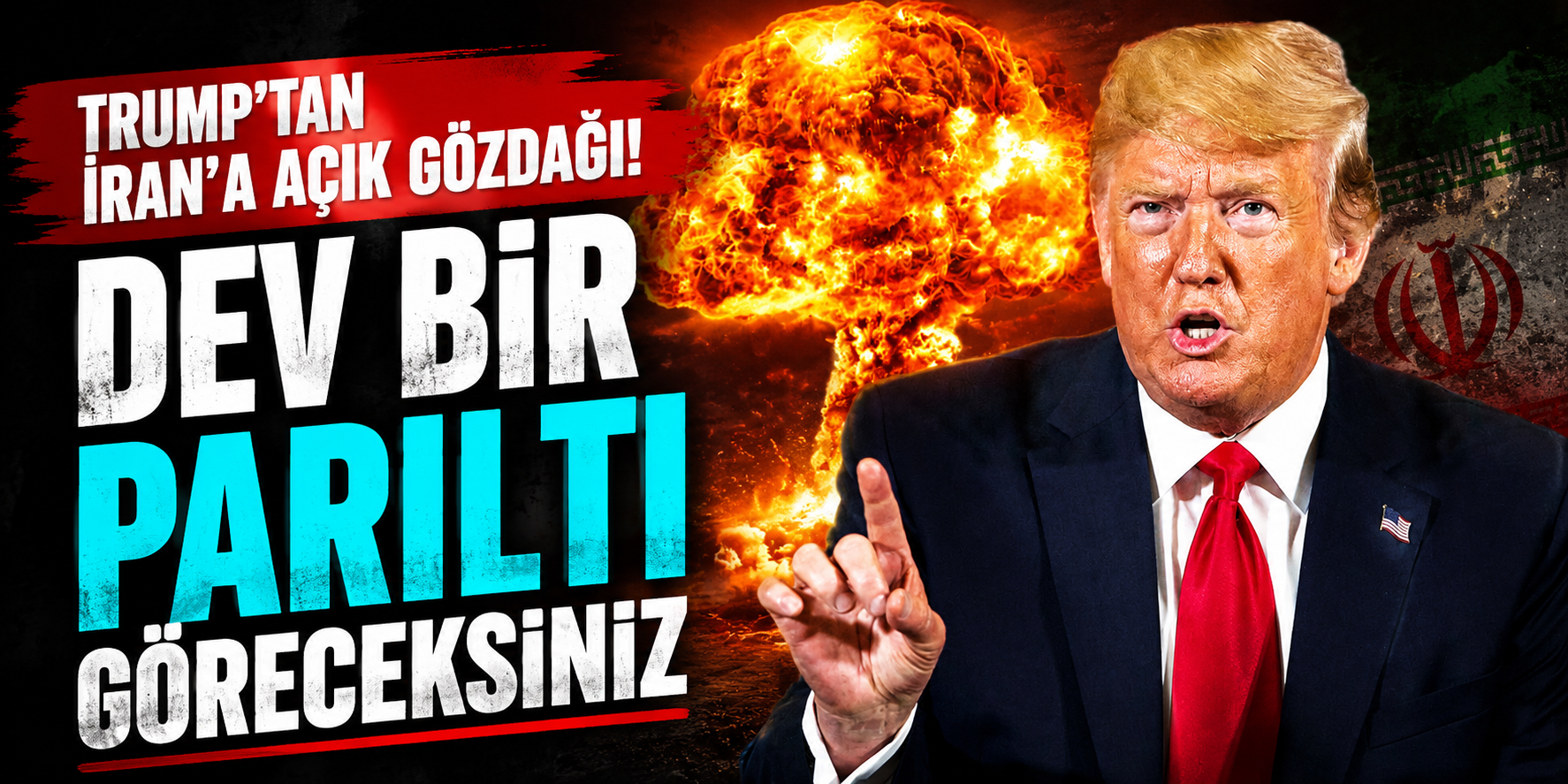 Trump’tan İran’a Açık Gözdağı! Dev Bir Parıltı Göreceksiniz