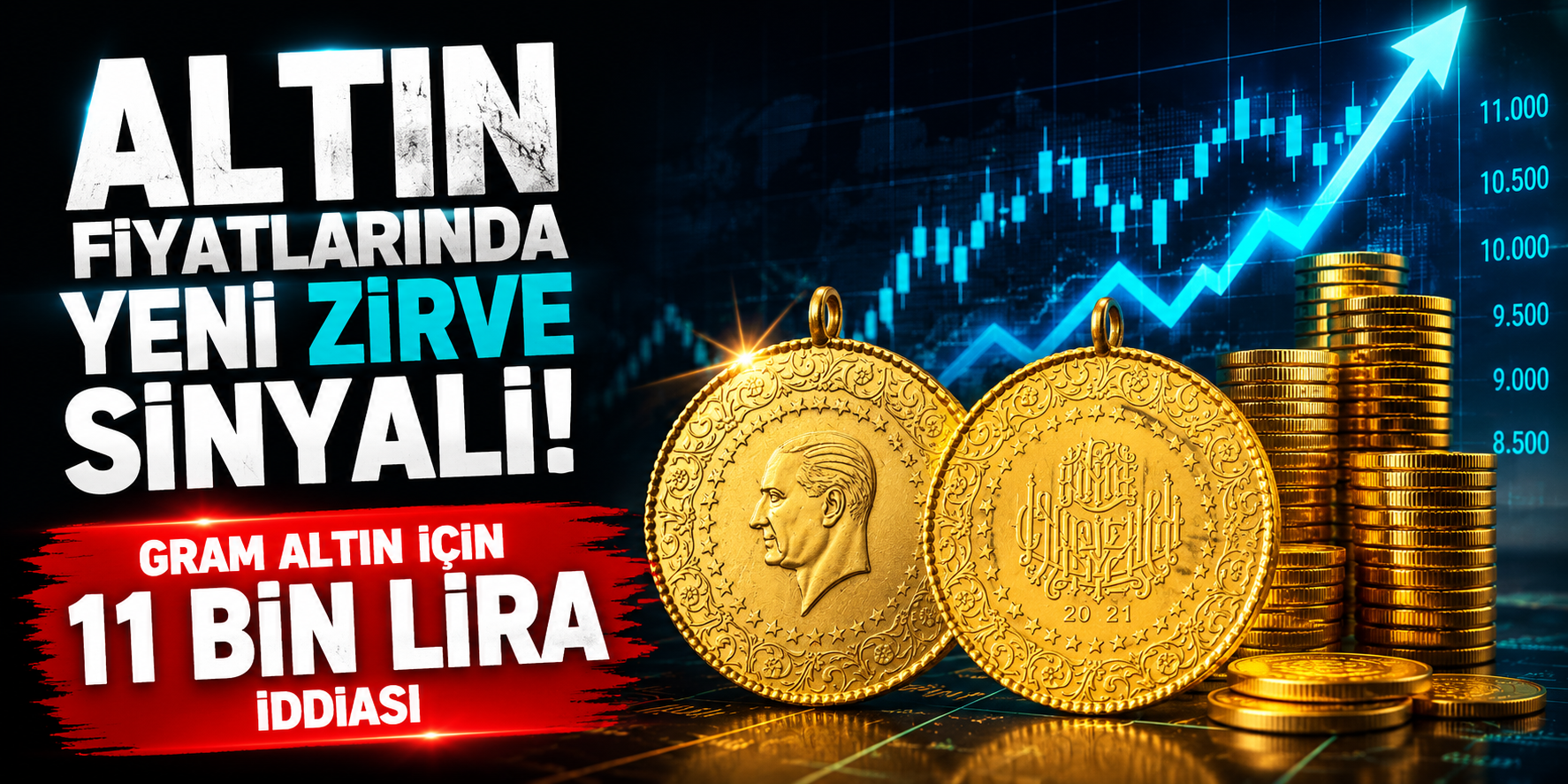Altın Fiyatlarında Yeni Zirve Sinyali! Gram Altın İçin 11 Bin Lira İddiası
