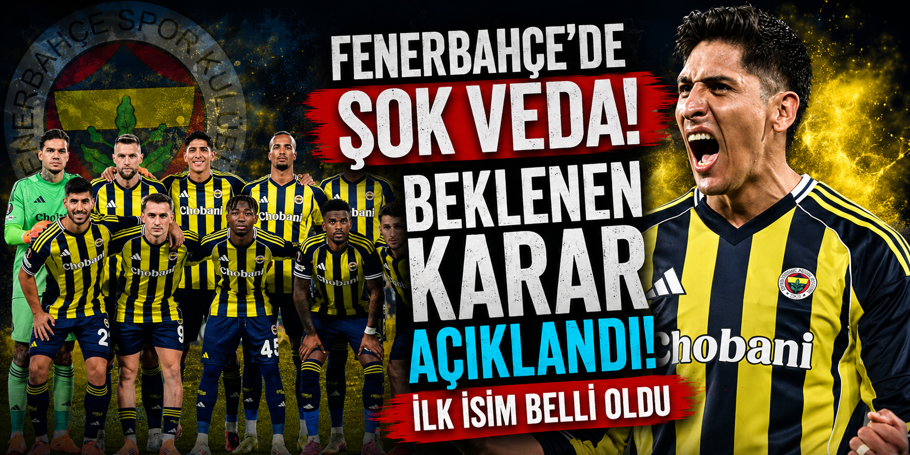 Fenerbahçe’de Şok Veda! Beklenen Karar Açıklandı, İlk İsim Belli Oldu