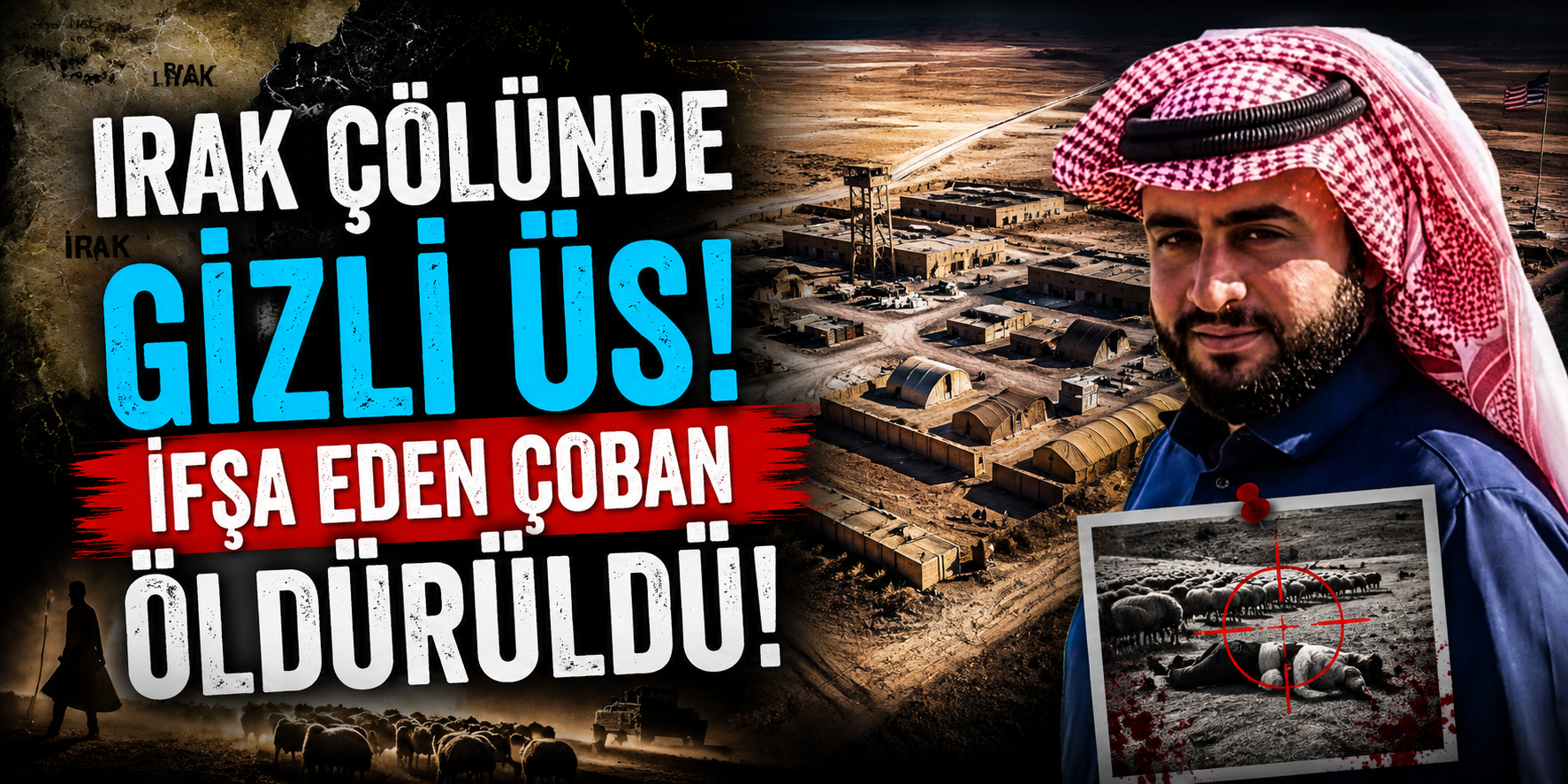 Irak Çölünde Gizli Üs İddiası! Gizli Üssünü İfşa Eden Çoban Öldürüldü