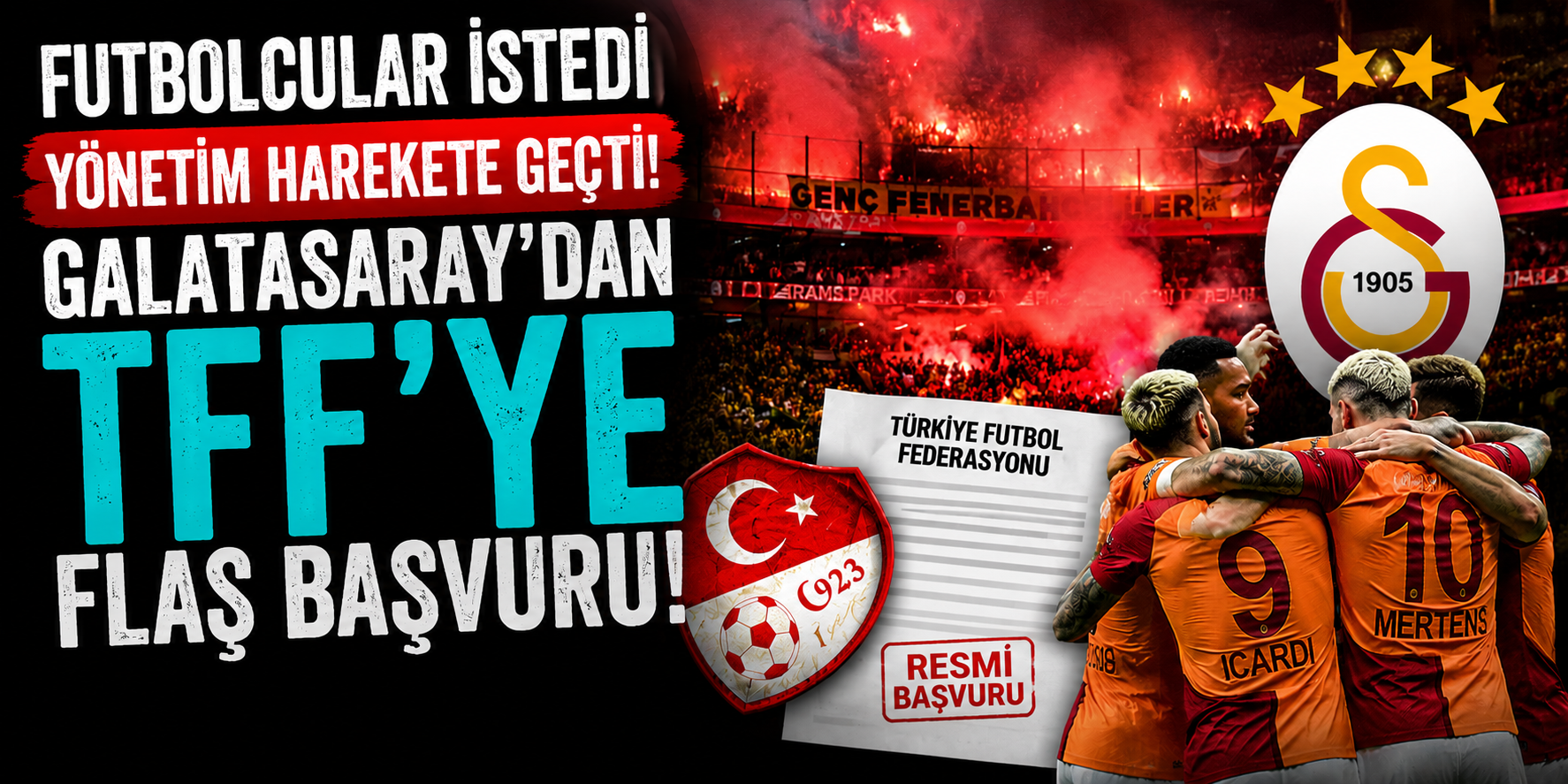 Futbolcular İstedi, Yönetim Harekete Geçti! Galatasaray’dan TFF’ye Flaş Başvuru