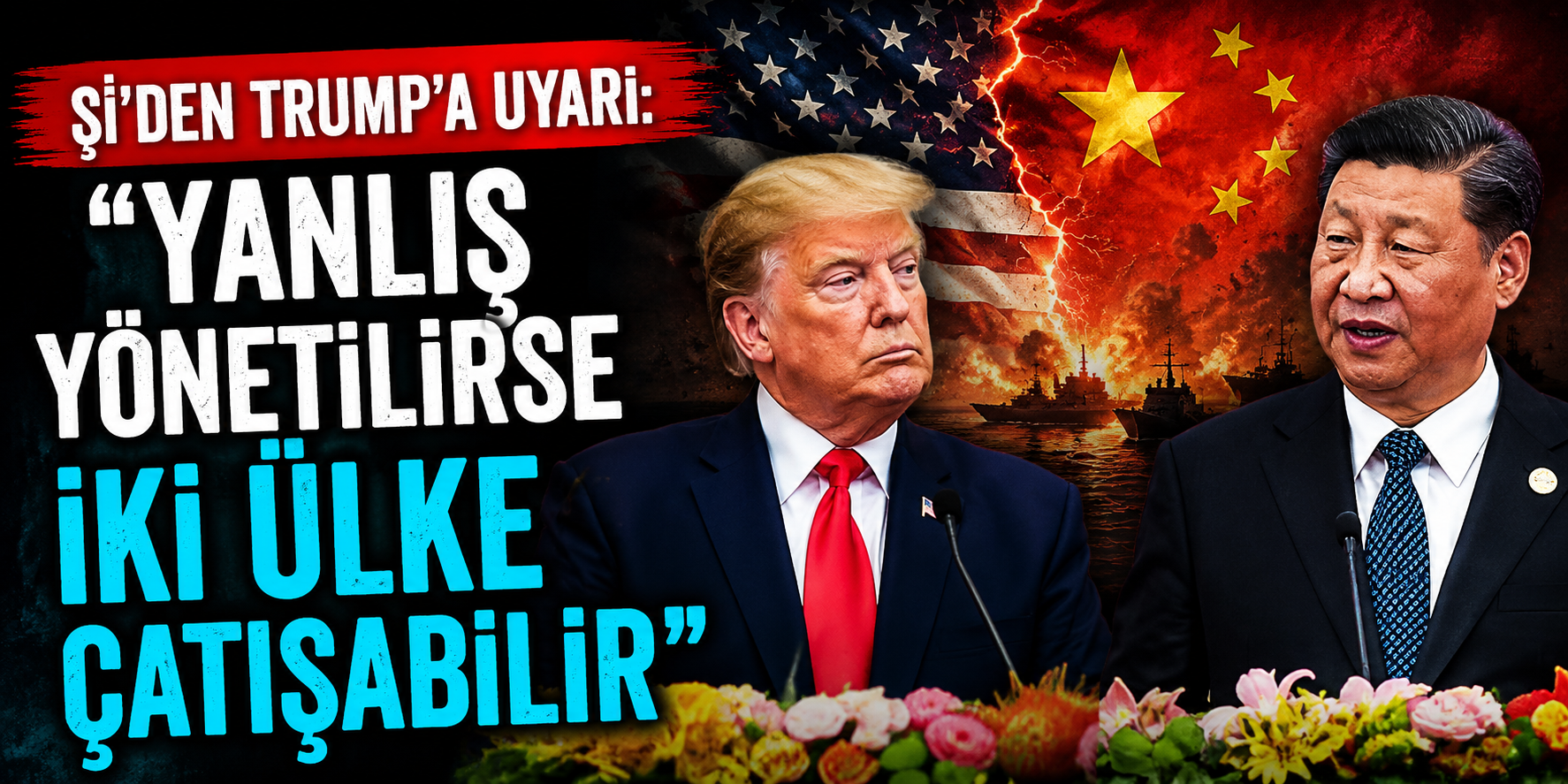 Şi’den Trump’a Tayvan Uyarısı: “Yanlış Yönetilirse İki Ülke Çatışabilir”