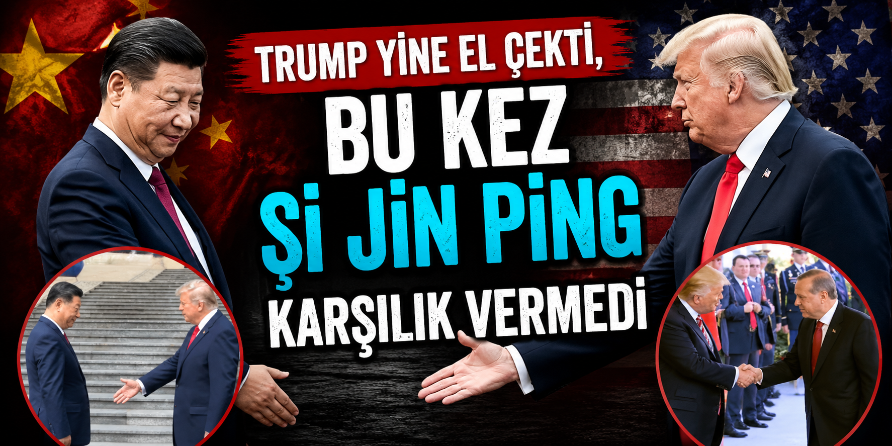 Trump’ın Şi Jinping ile Tokalaşması Gündem Oldu: “El Çekme” Hamlesine Yanıt Gelmedi