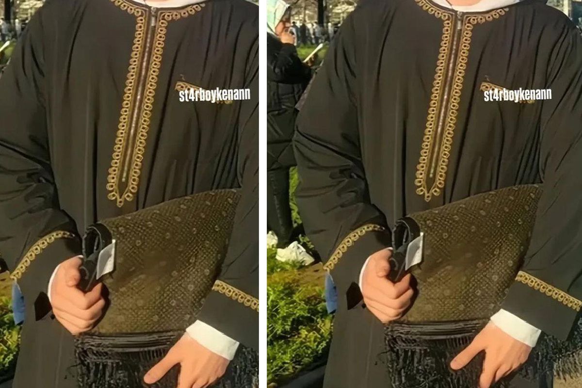 Yıldız İtalya’da Elinde Seccade ile Görüntülendi! Cübbe Detayı Dikkat Çekti