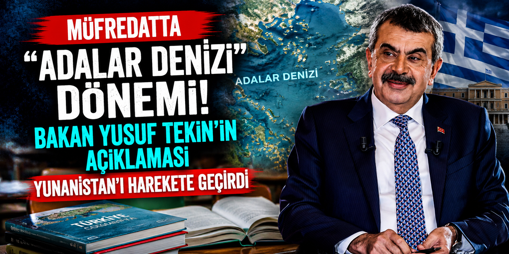 Müfredatta “Adalar Denizi” Dönemi: Bakan Yusuf Tekin’in Açıklaması Yunanistan’ı Harekete Geçirdi