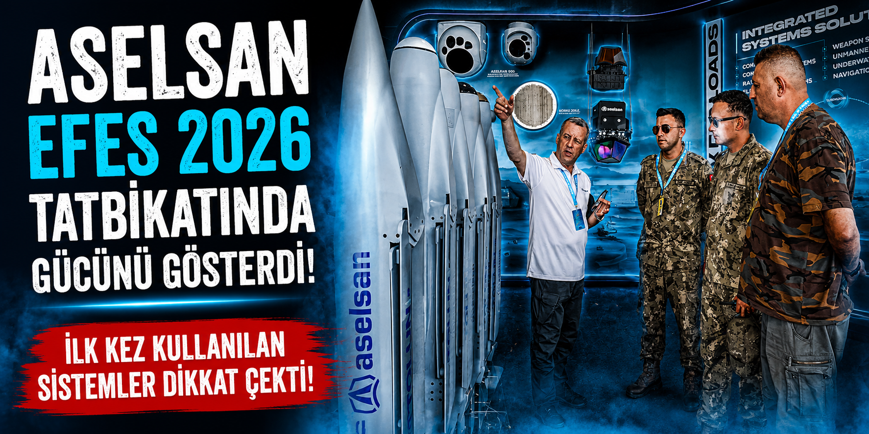ASELSAN EFES 2026 Tatbikatında Gücünü Gösterdi! İlk Kez Kullanılan Sistemler Dikkat Çekti