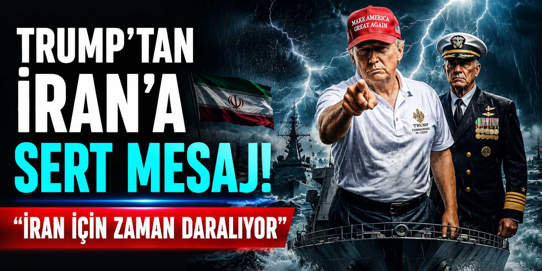 Trump’tan İran’a Sert Mesaj: “İran İçin Zaman Daralıyor”