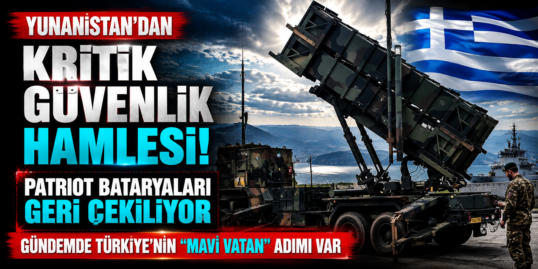 Yunanistan Patriot Bataryaları Geri Çekiliyor, Gündemde Türkiye’nin “Mavi Vatan” Adımı Var