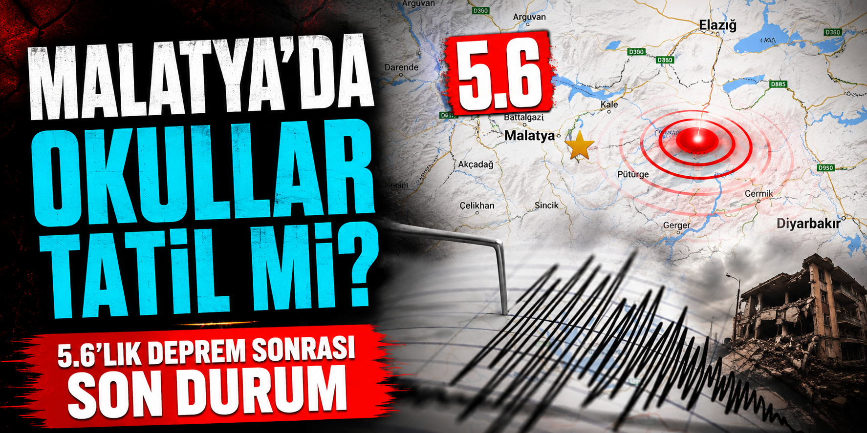 Malatya’da Okullar Tatil mi? 5.6’lık Deprem Sonrası Son Durum