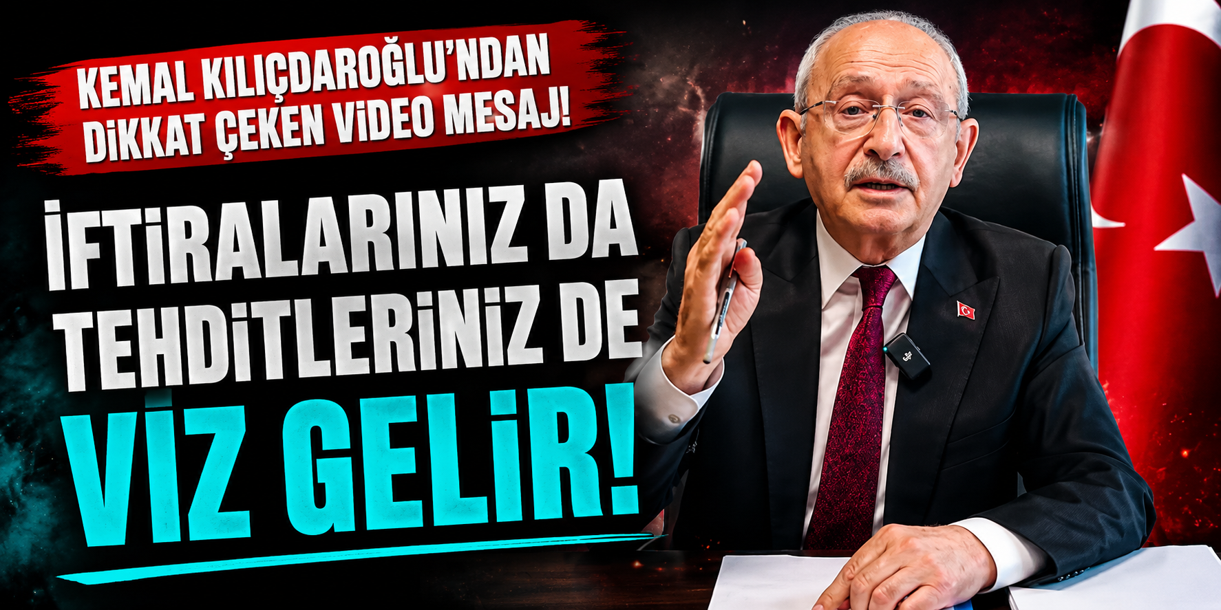 Kemal Kılıçdaroğlu’ndan Dikkat Çeken Video Mesaj! “İftiralarınız da Tehditleriniz de Vız Gelir”