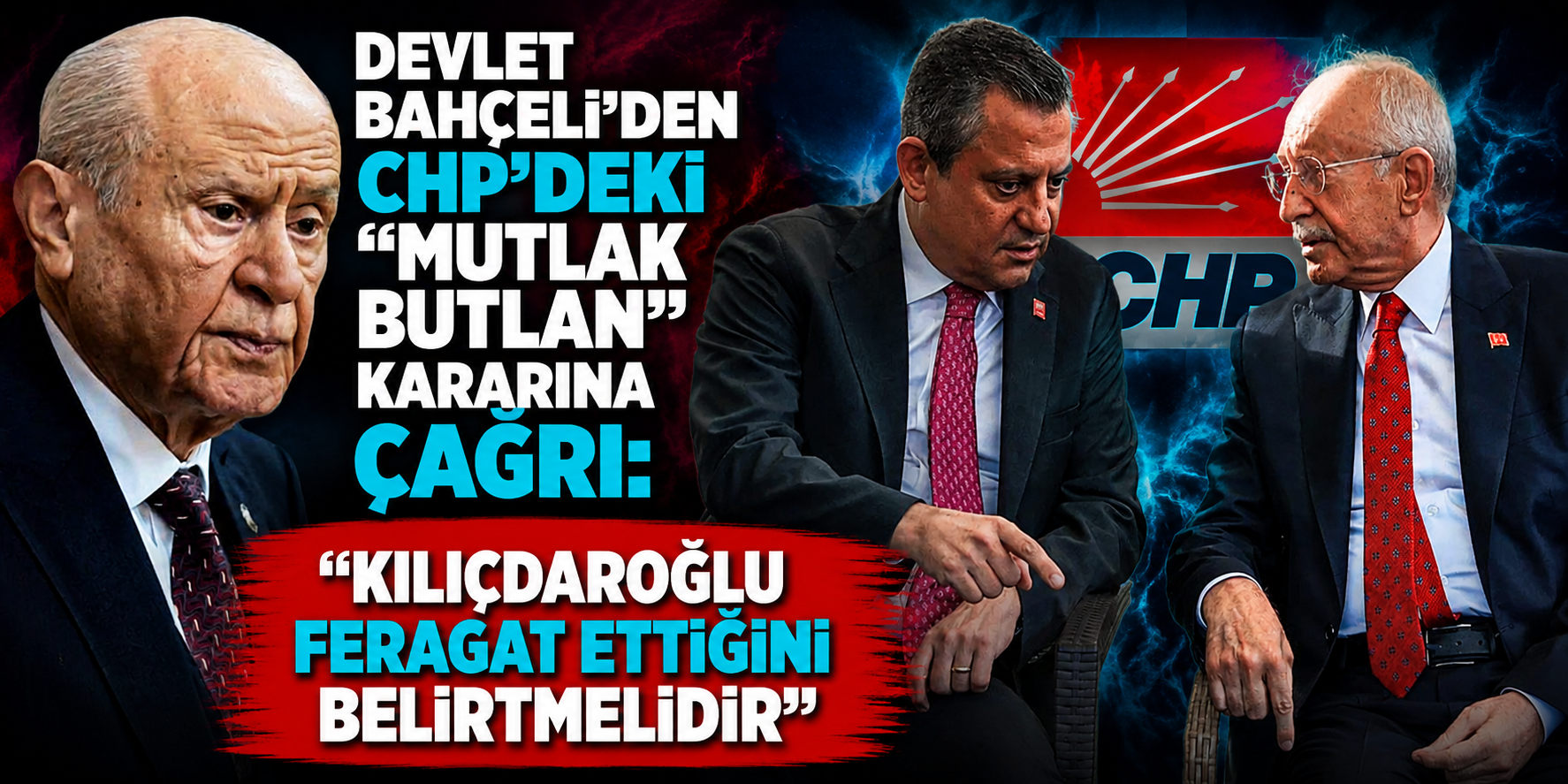Devlet Bahçeli’den CHP’deki “Mutlak Butlan” Kararına Çağrı: “Kılıçdaroğlu Feragat Ettiğini Belirtmelidir”