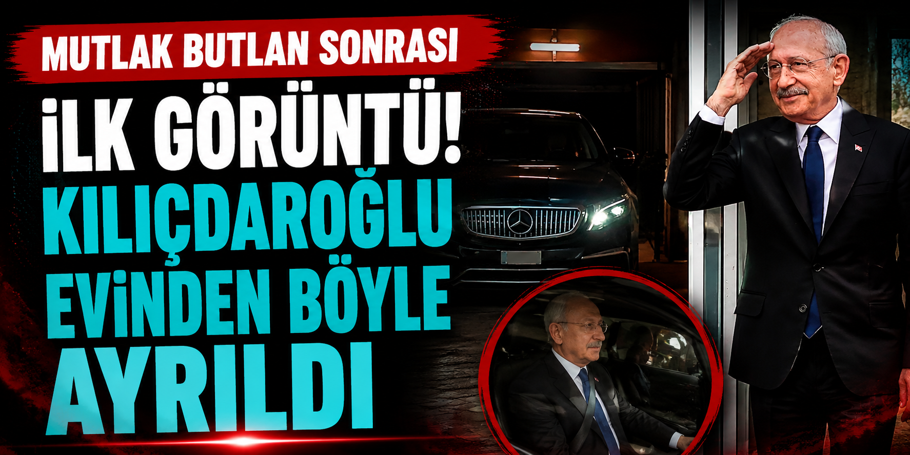 Mutlak Butlan Sonrası İlk Görüntü! Kılıçdaroğlu Evinden Böyle Ayrıldı