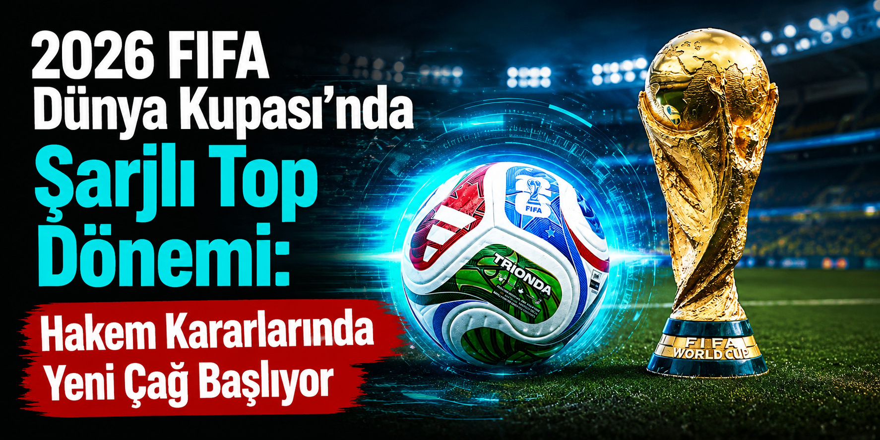 2026 FIFA Dünya Kupası’nda Şarjlı Top Dönemi: Hakem Kararlarında Yeni Çağ Başlıyor