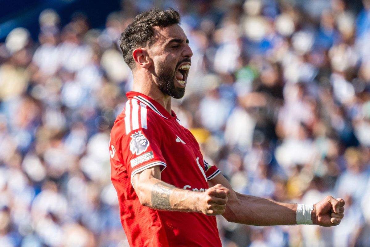 Manchester United’dan Brighton Deplasmanında 3 Gollü Şov! Bruno Fernandes Rekor Kırdı