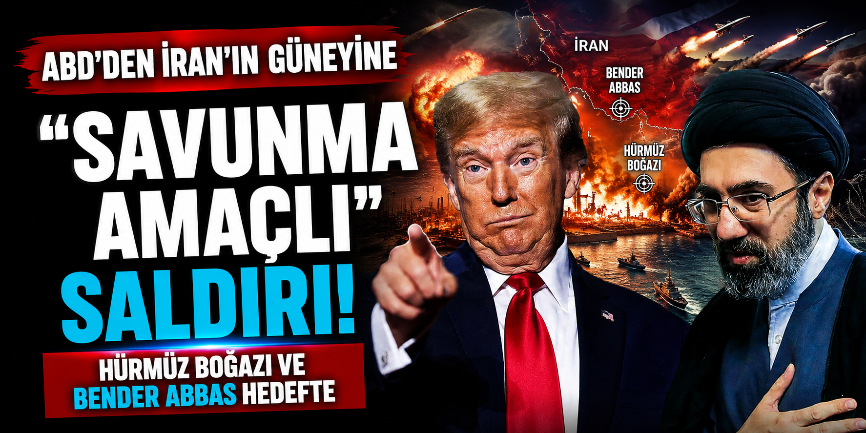 ABD’den İran’ın Güneyine “Savunma Amaçlı” Saldırı: Hürmüz Boğazı ve Bender Abbas Hedefte