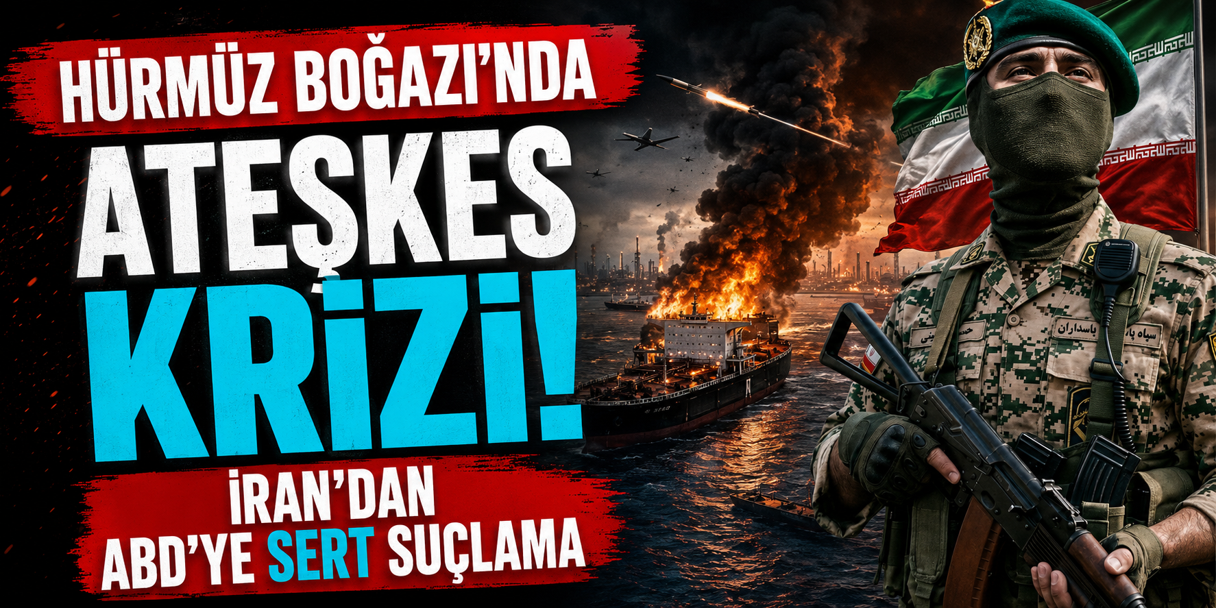 Hürmüz Boğazı’nda Ateşkes Sarsıldı! İran’dan ABD’ye Sert Rest