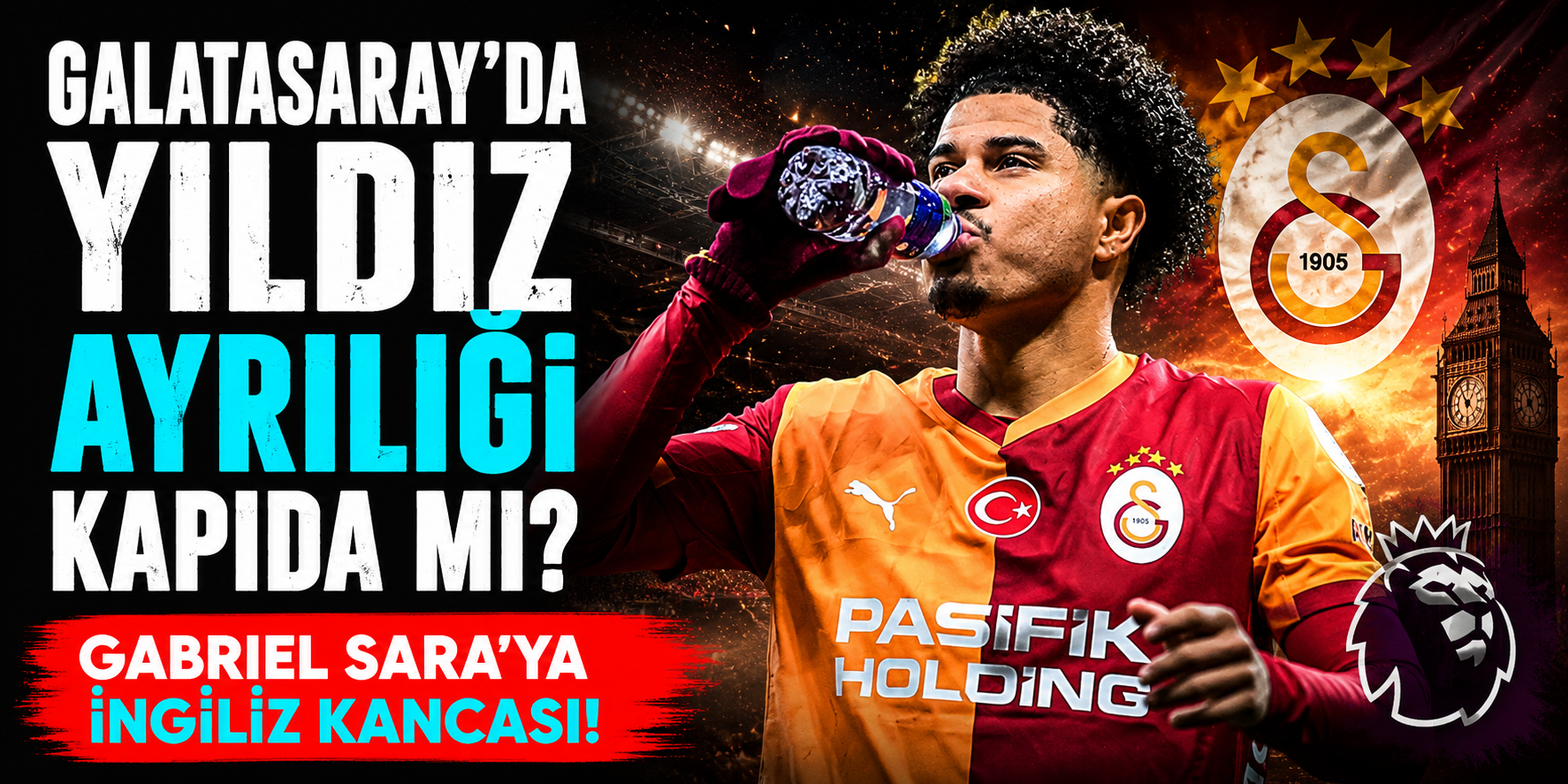Galatasaray’da Yıldız Ayrılığı Kapıda Mı? Gabriel Sara’ya İngiliz Kancası