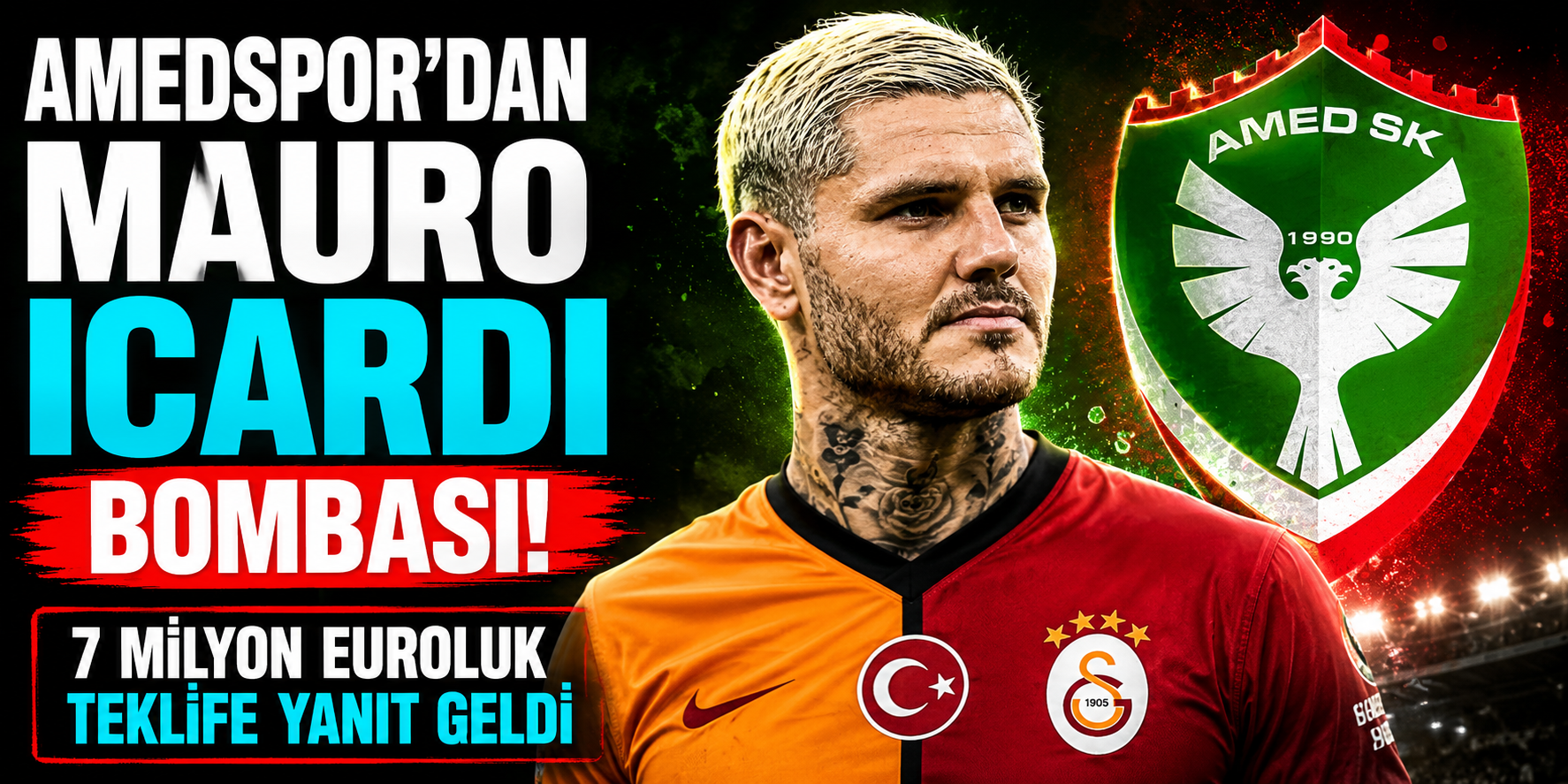 Amedspor’dan Mauro Icardi Bombası! 7 Milyon Euroluk Teklife Yanıt Geldi